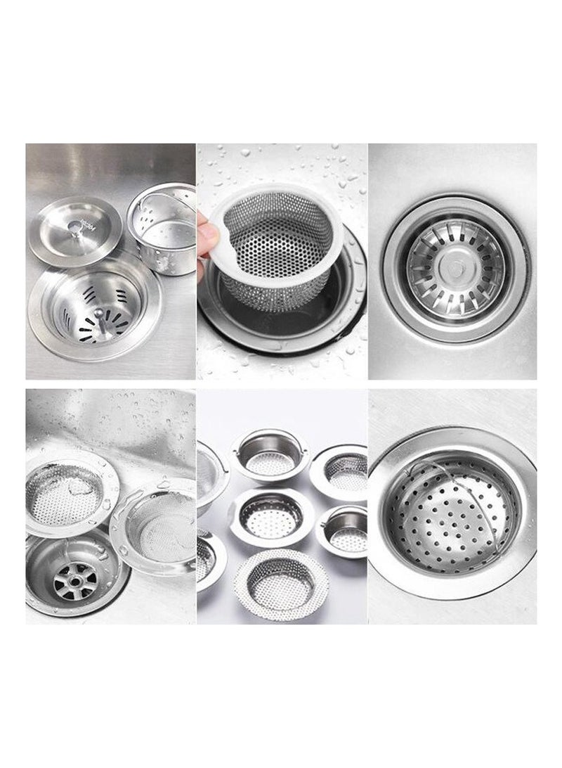 300 PCS Disposable Mesh Sink Strainer Bags, Kitchen Sink Strainer Trash Bag Sink Strainer Filter Mesh Bag Anti-Clogging Elastic Filter Bags Sink Net Strainer Filter Bags for Sink Drain - Image 4